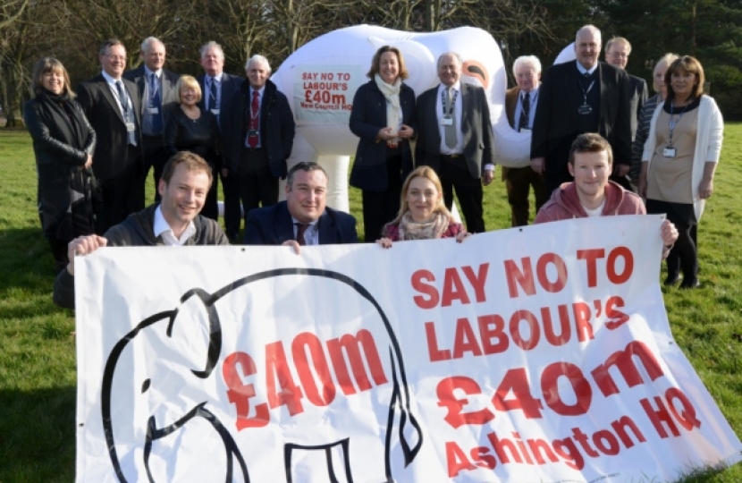 Campaigners and Councillors against the White Elephant