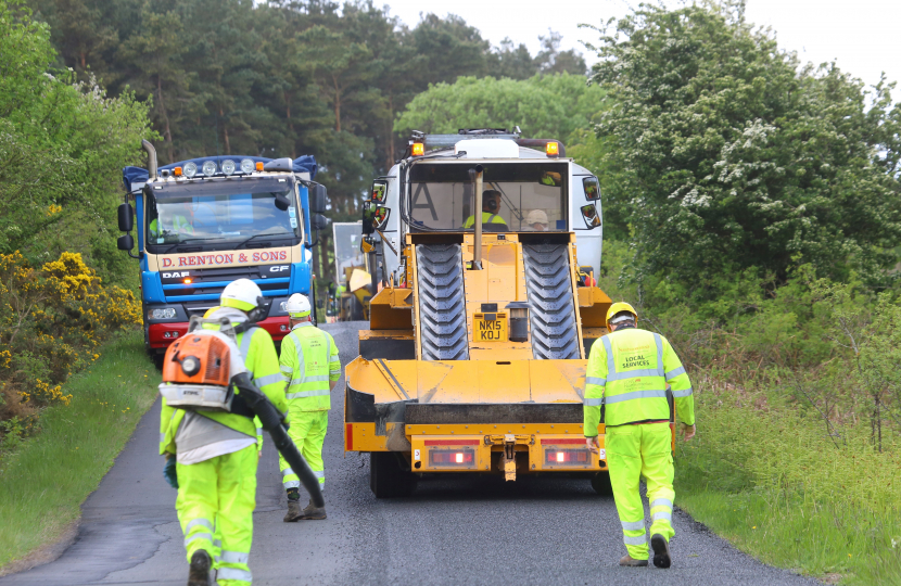 Road works