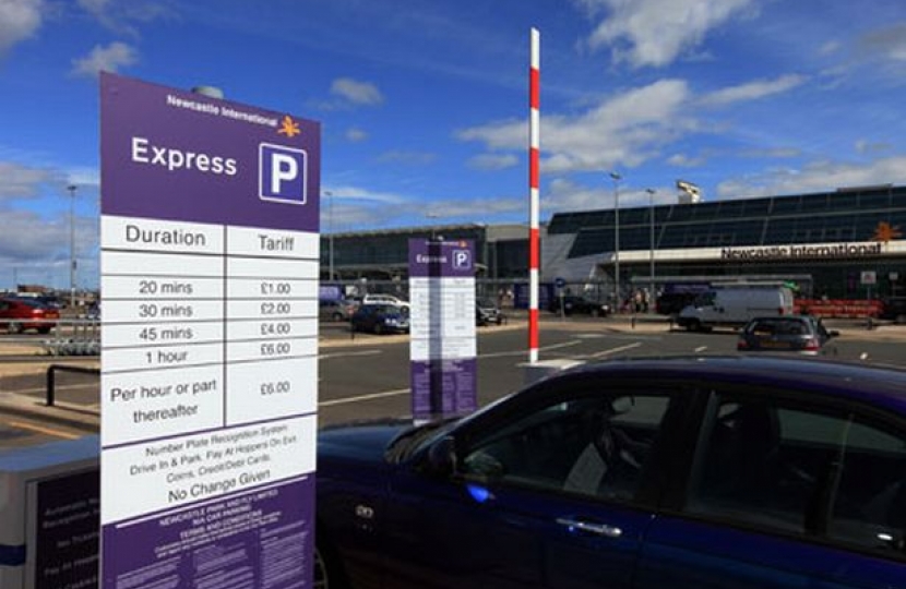 Newcastle Airport's Car Park