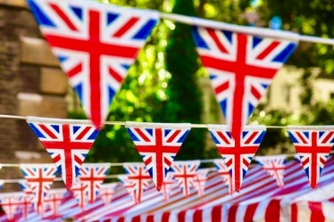 Union Jack flags