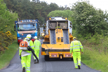 Road works